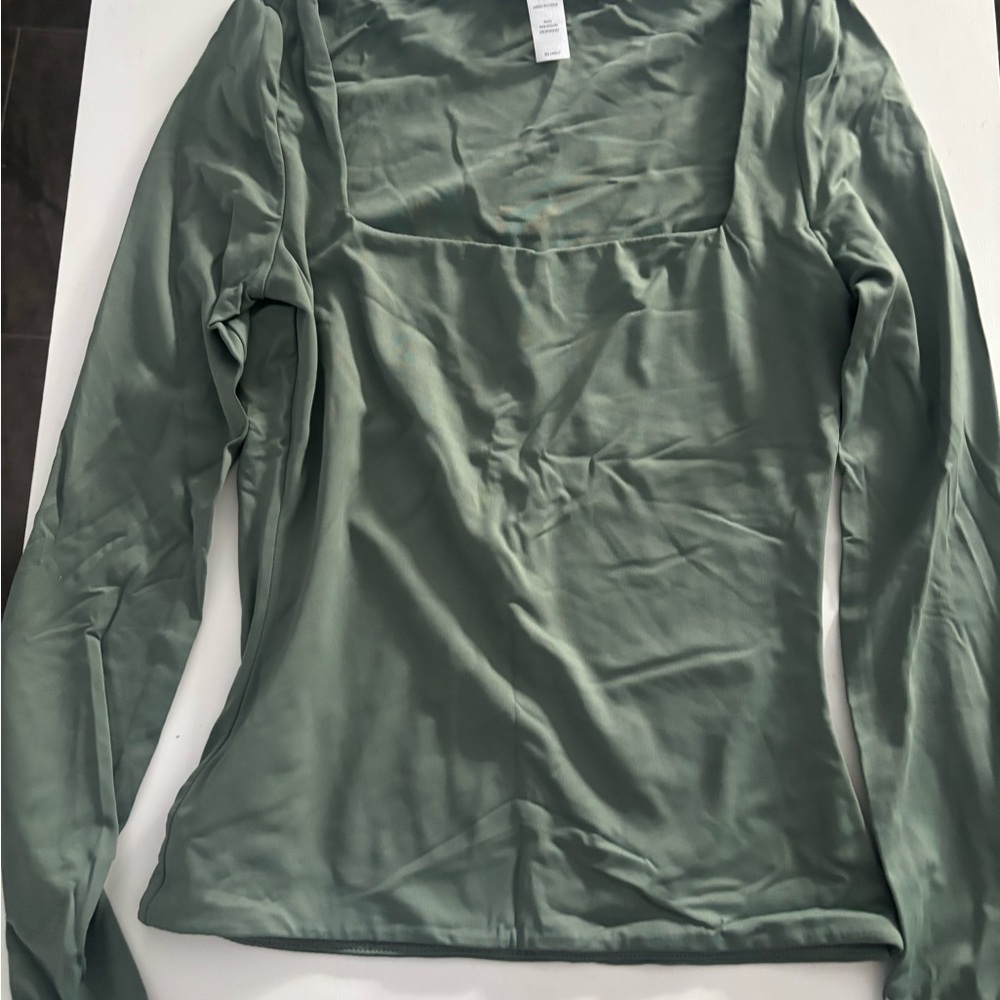 90 Degree By Reflex Sage Long Sleeve Top